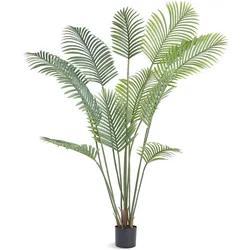 VEVOR Areca Catechu Künstlich 800x800x1828mm Kunstpflanze PE Künstliche Pflanzen Plastikpflanzen im Topf Betelnusspalme Geruchslos Wasserdicht Ideal für Schlafzimmer Arbeitszimmer Wohnzimmer