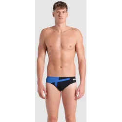 Badehose Slip Herren arena Diamond - Black-royal - 8