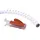 DataFlex 33.781 Kabelschlucker mit Einzughilfe (Durschmesser: 25mm, 3m), weiß