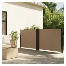 vidaXL Seitenmarkise 100 x 1000 cm grau Polyester