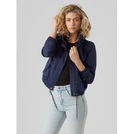 Vero Moda Boxy Fit Parka mit Kapuze Modell 'ZOA', Marine, XS