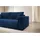 Selsey Schlafsofa mit BettzeugbehŠlter 257 cm in dunkelblau - Dunkelblau