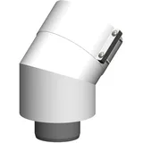 ALTERNATIVE HAUSTECHNIK ATEC Abgas 0415 45°-Bogen, konzentrisch, DN60/100