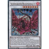 DUSA-DE077 - Schwarzer Rosendrache - Ultra Rare - Deutsch - im Set mit Ultrapro Toploader - Yugioh