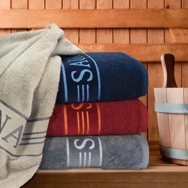 Möve Sauna Saunatuch 80 x 200 cm ruby