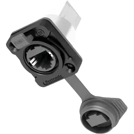 Seetronic RJ45 Chassis Durchgangssteckdose mit Verriegelung - IP65