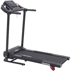 Laufband CHRISTOPEIT SPORT "CS 3000", schwarz, LaufbänderB:62cm H:117cm L:123cm, bis max. 8 km/h, B:62cm H:117cm L:123cm