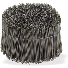 DEMA Stahl Drilldraht 1,0 x 100 mm – 1000 Stück Drahtsackverschluss, Betondraht, Rödeldraht für Bau & Handwerk