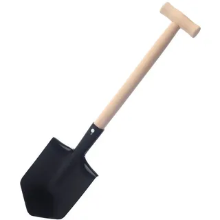 Garronda Spaten Garten nützliches Garten Zubehör für Pflanzen und Gartenarbeit Länge: 62 cm GD-0001 (Schaufel aus Metall mit Holzstiel)