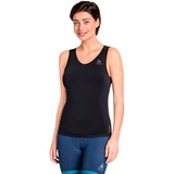 Odlo Damen Performance X-Light Eco BL Top V-Neck Singlet Schwarz, XL