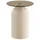 VCM ebuy24 Beistelltisch,, Ravello aus Glas Ø40cm | Beige - Beige