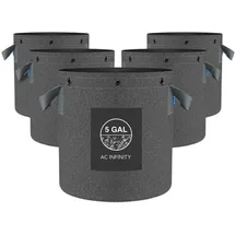 AC Infinity Stofftöpfe 19 Liter 5er-Pack