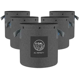 AC Infinity Stofftöpfe 19 Liter 5er-Pack