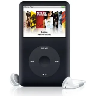 Apple iPod Classic Video MP3 / MP4 Musik-Player (80 GB (6. Generation), Schwarz