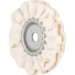 PFERD Tuchring TR weich Ø 80x10mm Bohrung-Ø 10mm für Hochglanzpolitur mit Polierpaste