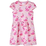 vidaXL Druckkleid Kinderkleid Hellrosa 140
