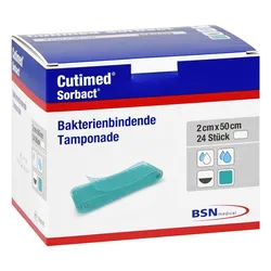 Cutimed Sorbact Tamponaden 2x50 cm - B2B Medical