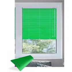 Jalousie nach Maß, Grasgrün 705, 30 x 100 cm, Jalousie individuell maßangefertigt