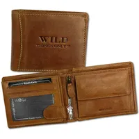 Wild Things Only Herren Brieftasche Geldbörse braun Leder D2OPJ103O - Braun