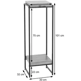 MCW Blumentisch MCW-K71-B 30 x 101 cm Braun