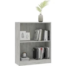 vidaXL Bücherregal 60 x 24 x 76 cm Betongrau