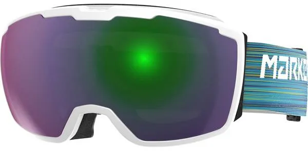 MARKER Herren Brille PERSPECTIVE+, WHITEw/GREEN PLASMA MIR, -