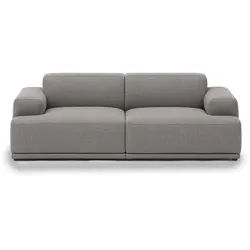 Muuto - Connect Soft Modular Sofa 2-Sitzer Konfiguration 1, Re-Wool 128