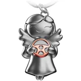 FABACH Schutzengel Star mit Lenkrad - Fahr vorsichtig Schutzengel für Autofahrer - Schlüsselanhänger Auto Glücksbringer - Geschenk Glücksbringer Auto Führerschein Geschenke - Einheitsgröße