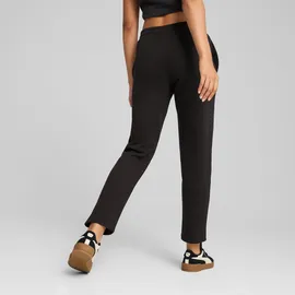 Puma Damen ESS Small No. 1 Logo FL op Gestrickte Hosen, Puma Black,