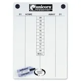 Unicorn Information System Scoreboard mit Marker und Wischer 400 mm x 570 mm