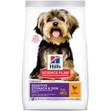 Hill's Science Plan Adult 1+ Sensitive Stomach & Skin Small & Mini mit Huhn - 3 kg