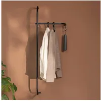 metallbude Wandgarderobe Tamina Schwarz