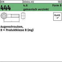 F. REYHER Nchfg. GmbH & Co. KG Augenschraube DIN 444 Form B M20 x 260 mm 5 Stück