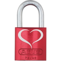 ABUS Vorhangschloss Aluminium 72/40 rot LoveLock 2