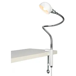 Schraubklemmleuchte Stiletto silber, Designer Stiletto