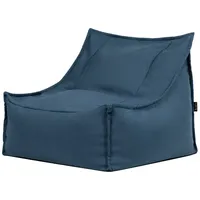I.C.O.N. Icon Alto Sitzsack Sessel für Erwachsene, Denimblau, Olefin Stoff für Drinnen und Draußen, Riesen Sitzsack mit Füllung, Bequemer Sessel, Garten, Terrasse, Lounge