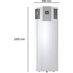 Stiebel Eltron Warmwasser-Wärmepumpe WWK 300 electronic Warmwasserversorgung 300 L