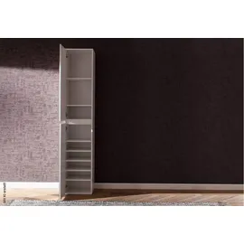 trendteam Mirror Garderobenschrank 37x191x34cm weiß