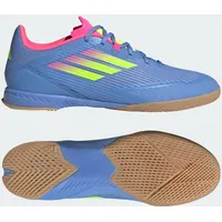 Adidas F50 League IN Fußballschuh BLAU|HELLGELB|rosa 47 1/3