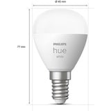 Philips Hue White LED-Tropfenlampe 2 x E14 5,7W