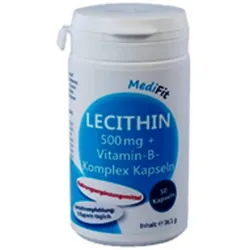 Lecithin 500 mg + Vitamin-B-Komplex Kapseln