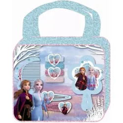 JOY TOY 19384 Disney Frozen 2 Haarschmuckset im PVC Glitzertäschchen