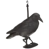Hillfield Rabe/Krähe/Taubenschreck/Vogelschreck 38 cm schwarz Exclusiv hergestellt