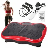 Vibrationsplatte Fitness Massagegerät 200W Fernbedienung Trainingsbänder Smoove