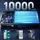 Joyroom JR-PR1 10000mAh 22.5W Powerbank mit integriertem einziehbarem USB-C-Kabel - Schwarz