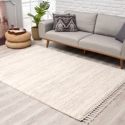 Hochflor-Teppich CARPET CITY "Pulpy 524" Gr. 2, beige (creme), B:140cm H:30mm L:200cm, Kunstfaser, Teppiche, Fransenteppich, besonders weich, mit Fransen, Meliert