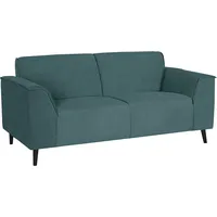 2-Sitzer DOMO COLLECTION "Amora moderne Formensprache, tolle Verarbeitungsdetails, komfortabel", blau (petrol), B:178cm H:81cm T:90cm, Sofas, mit Federkern für hohen Sitzkomfort