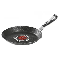 TURK Servierpfanne schmiedeeiserne, gebogener Hakenstiel Ø24cm