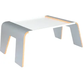 Tojo Laptoptisch TOJO "praktisch grau/weiß", grau (grau, weiß, grau, weiß), B:65cm H:24cm T:37cm, Tische, Frühstück- und Notebooktablett, Breite 65 cm