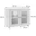 Vicco Waschbeckenunterschrank Malte 60 x 58 x 30 cm Weiß